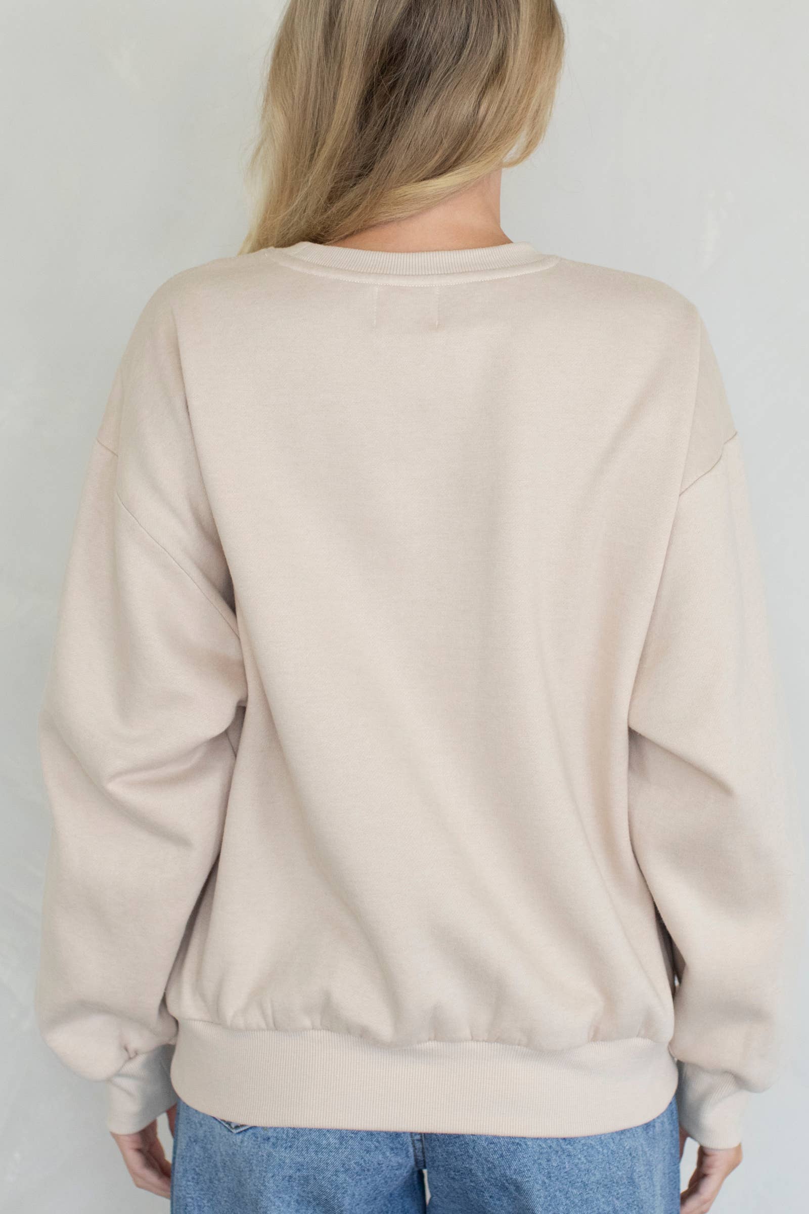 Taupe Howdy Sweatshirt for wholesale on Faire3