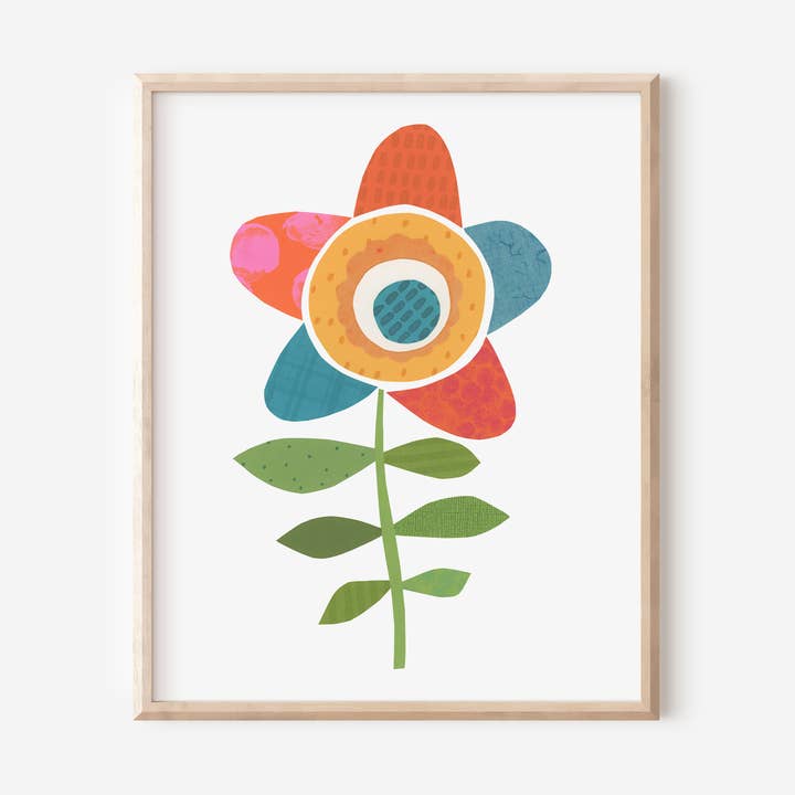 Big Daisy Art Print for wholesale by Kim Dettmer Art