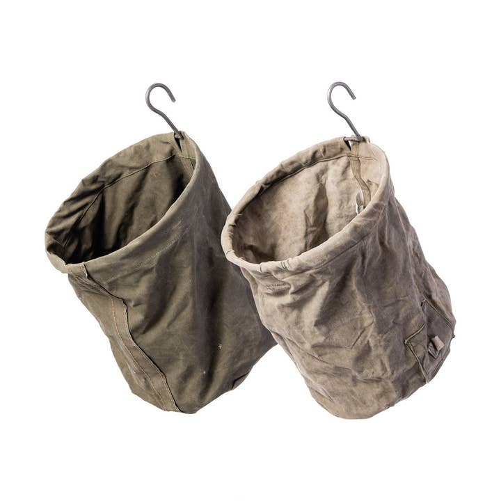 Puebco - Wholesale Basket - VINTAGE TENT FABRIC HOOK BASKET1