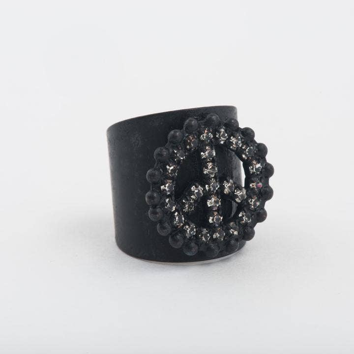 TOVA - Wholesale Cocktail/Statement Ring - Peace Out Ring1