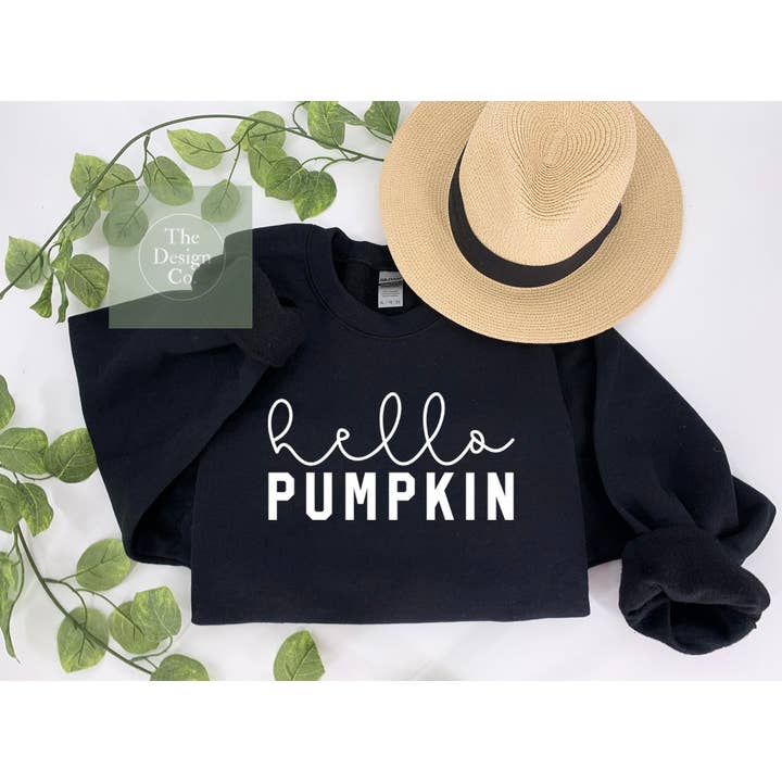 The Design Co. - Wholesale Graphic sweatshirt – Women’s - Hello Pumpkin