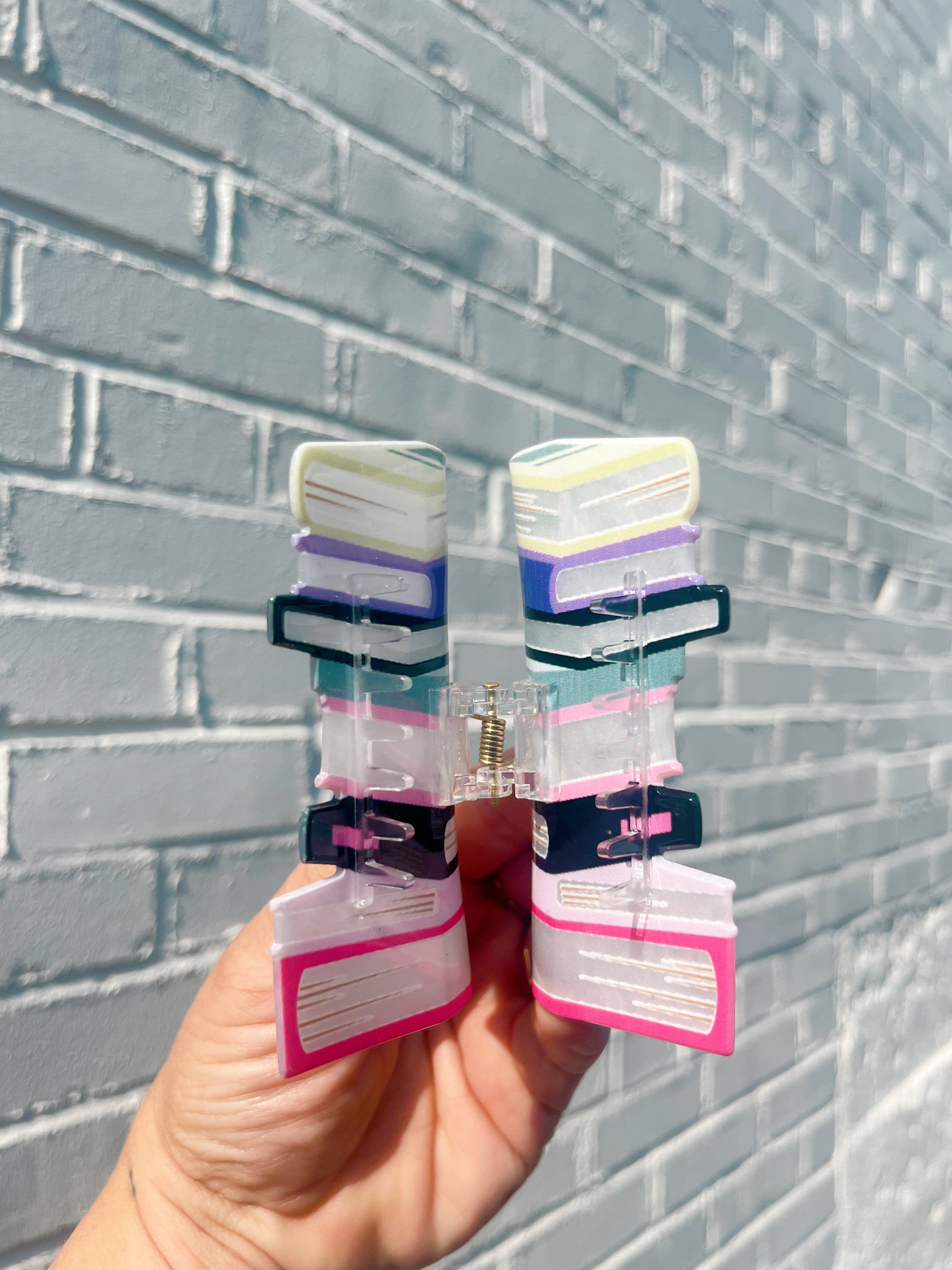 NatterDoodle – wholesale Hair clip – Women’s – Read My Clips Book Hair Claw | Book Lover Hair Accessory 2