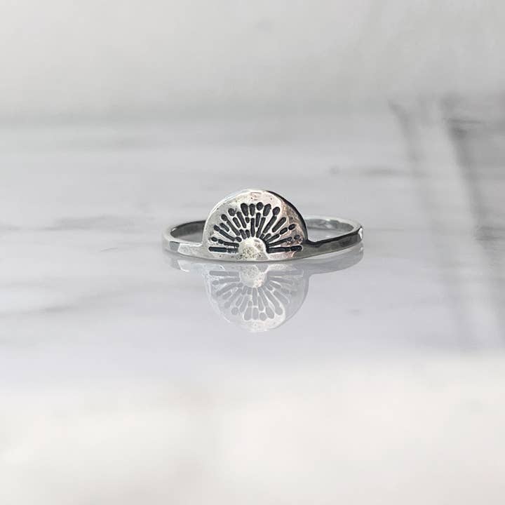 Sojourn Well - Wholesale Band/Stacked Ring - Solid .940 Silver Sunrise Ring