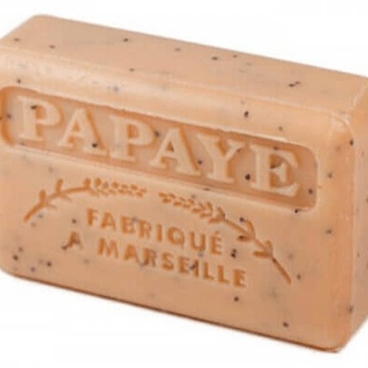 French Soap Wholesale – Großhandel Feste Seife – 125g Papaya Großhandel Französische Seife2