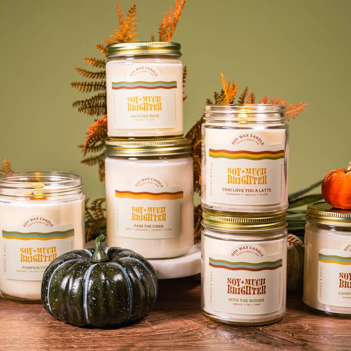 Soy Much Brighter Candle Co. - Wholesale Jar/Filled Candle - Campfire Stories // Soy Wax Non-toxic Candle3
