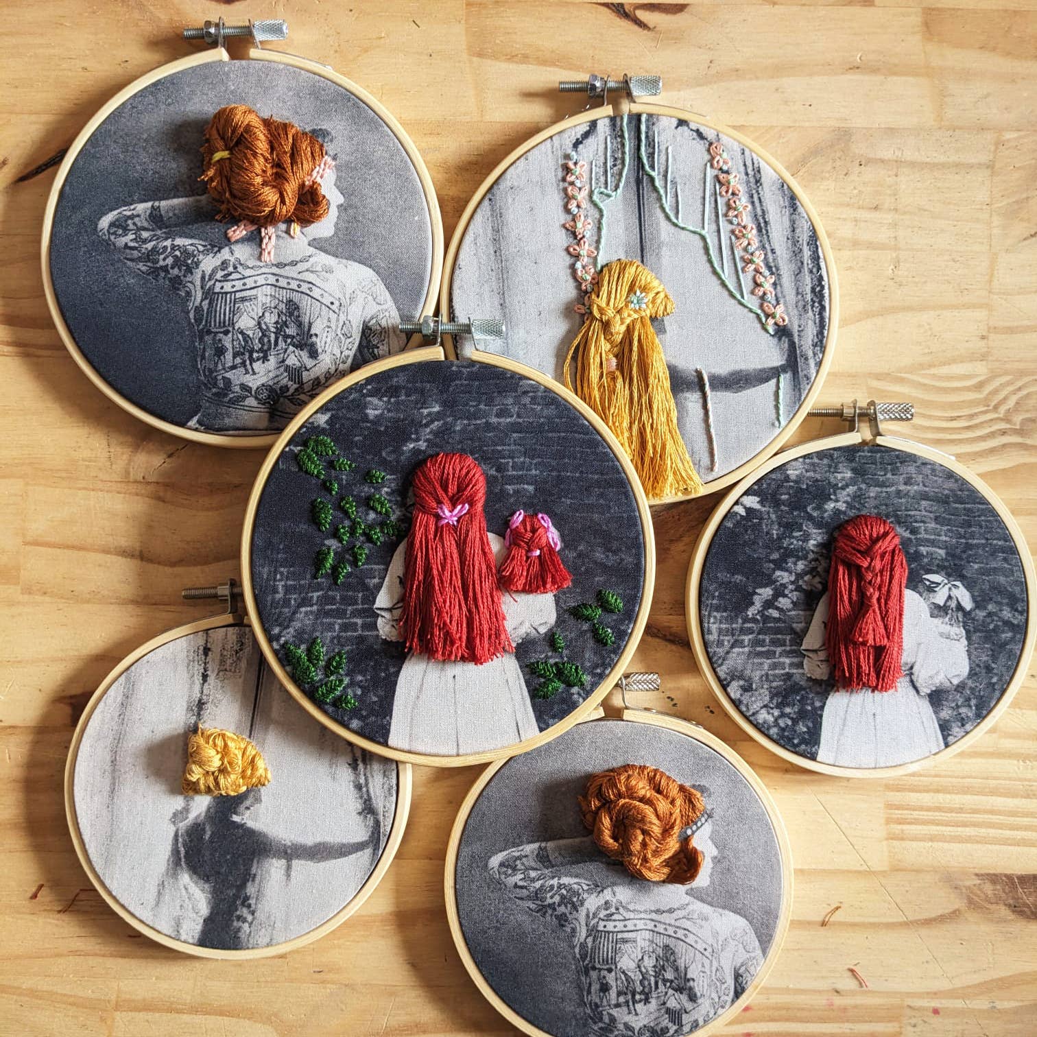 TheComptoir - Vente Accessoire de broderie/point de croix - kit de broderie - Cheveux Blonds2