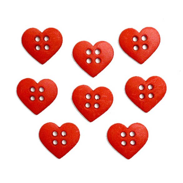 Sewing Hearts In Red for wholesale by Dress It Up