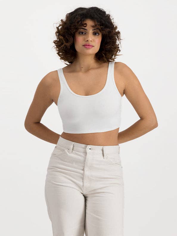 Nobratop Kim - Økologisk Bomuld - Skyhvid for engroshandel hos Mina Storm