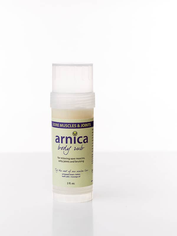 2oz Arnica Rub - ømme muskler ømme leddene Relief for engroshandel hos The Body Lounge
