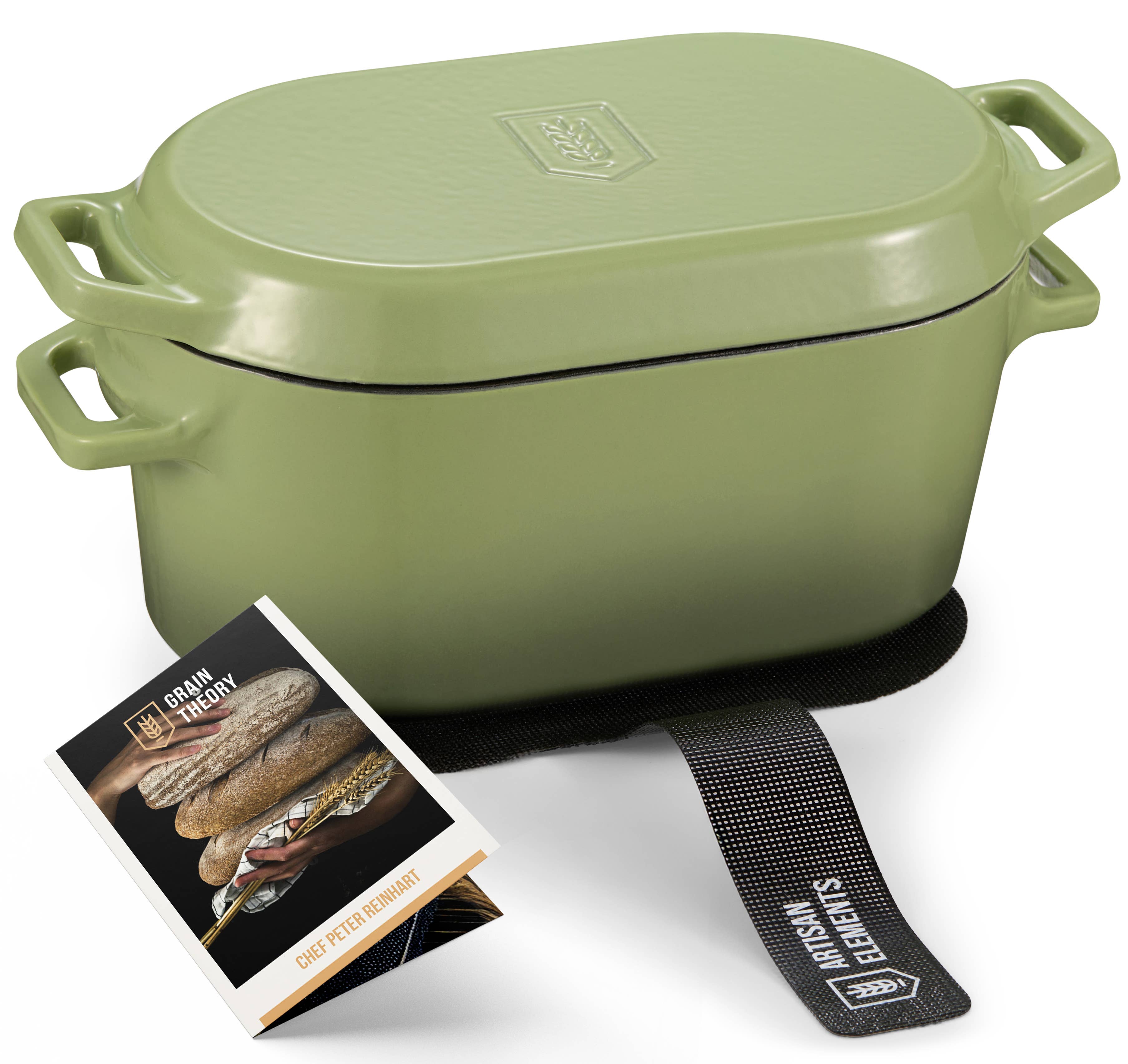 Kook - Wholesale Cooking Pot - Kook Dutch Oven with Lid, Enameled Cast Iron, 3.4 qt7