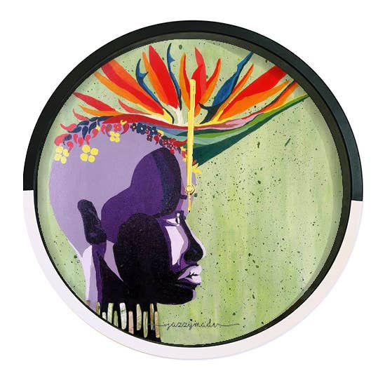 Horloge murale Pouvoir de la liberté pour la vente par Jazzymade