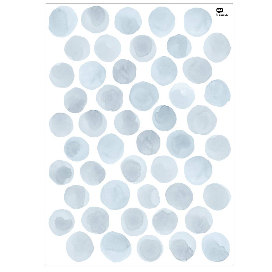 tresxics – wholesale Fönster-/väggdekal – Väggklistermärken akvarell prickar8