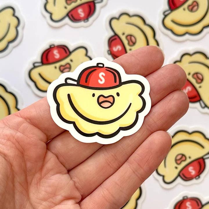 Shop Emily M - Wholesale Sticker - Pittsburgh Pierogi (Sauerkraut) Mini Sticker 1