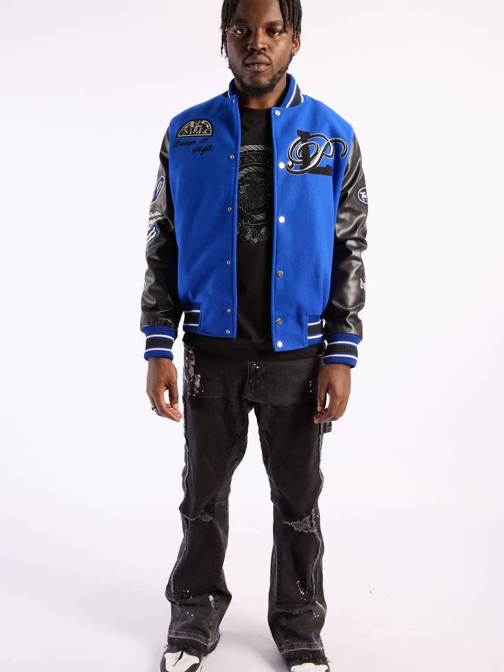 LEFT POINT - Wholesale Varsity/Baseball Jacket - Men's - COLLEGE JACKETS BUNNY13