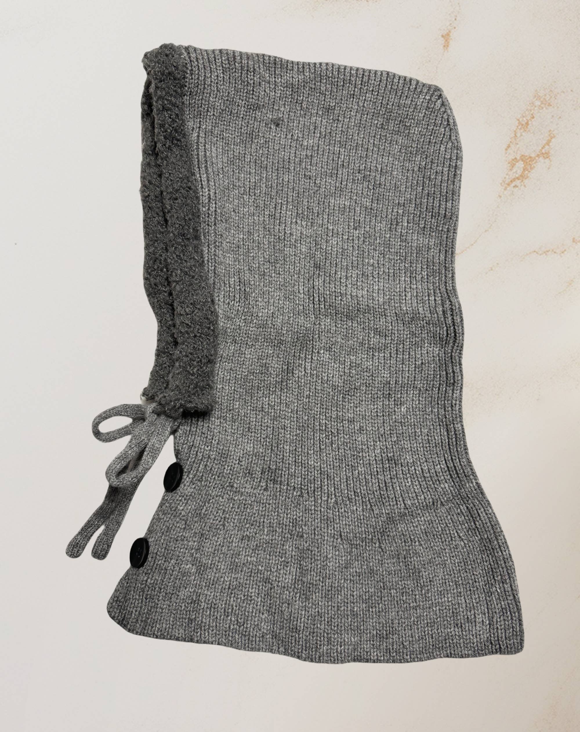 JC Sunny Fashion - Wholesale Beanie - Dames - Converteerbare sjaal met capuchon en knoopsluiting, uniseks3