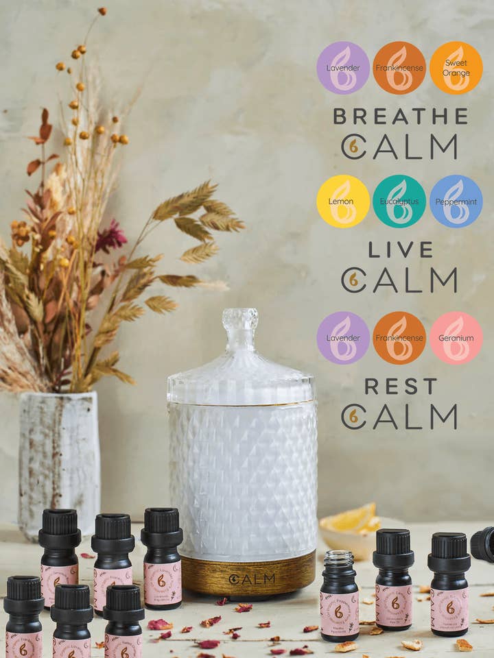 Diffuseur d'arômes avec étapes d'huile essentielle pour la vente par B Calm Ltd