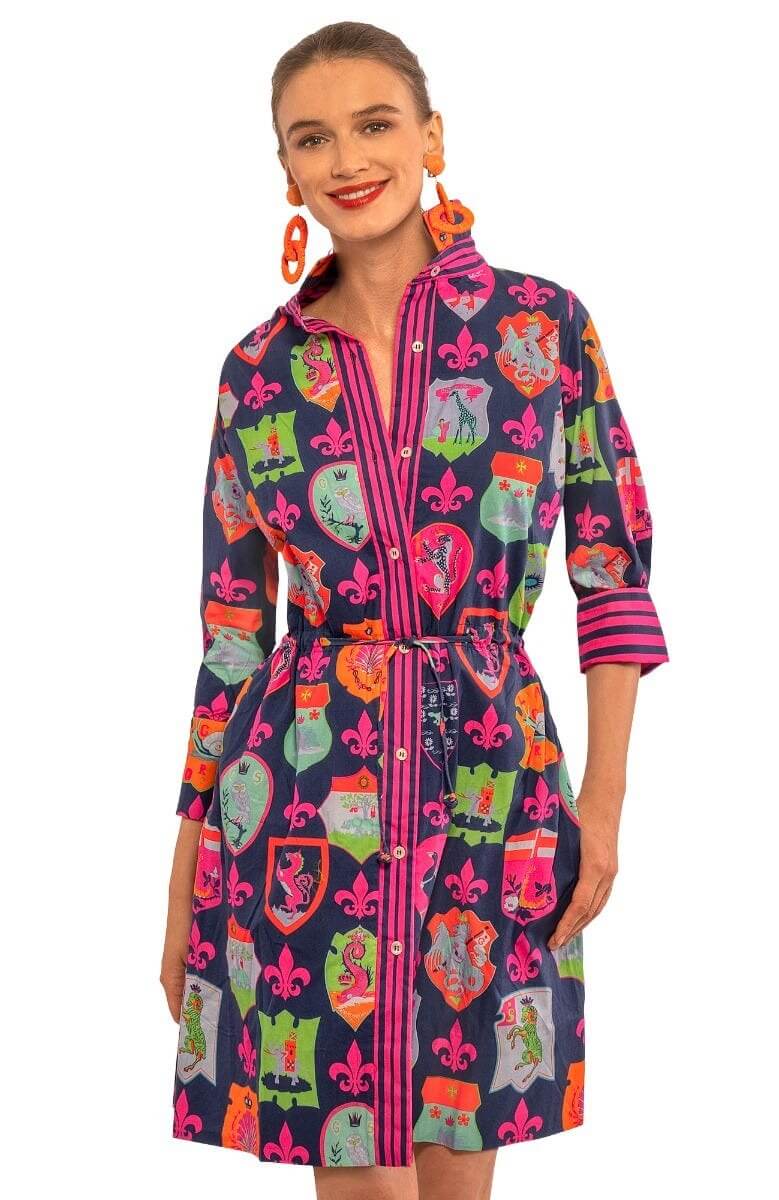 Gretchen Scott LLC – wholesale Dress – Women's – Shirtwaist Pulley Dress - Siena5