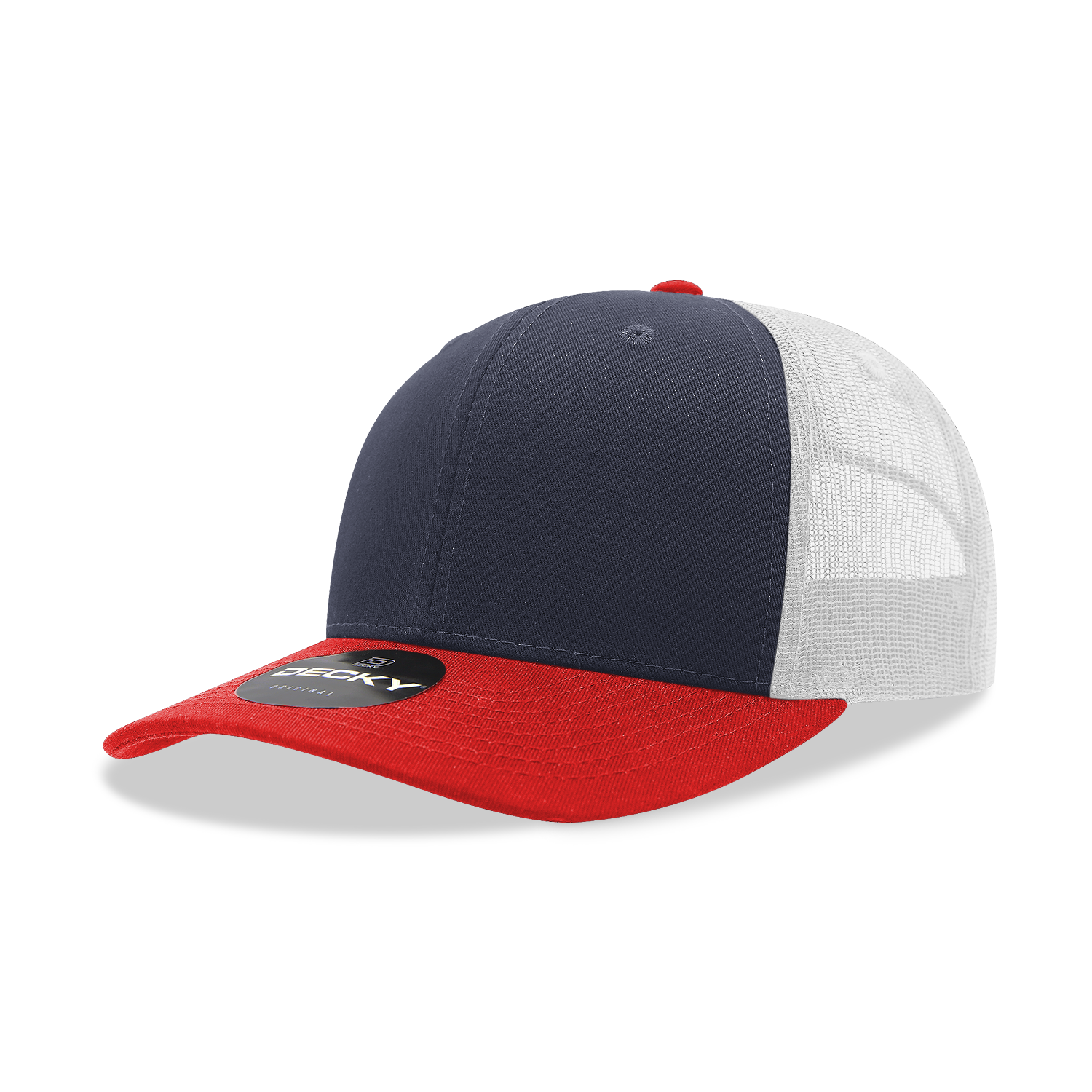 The Park Wholesale - Vente Casquette de camionneur – unisexe - Casquette Trucker classique Decky 6021, 6 panneaux, style mid pro69