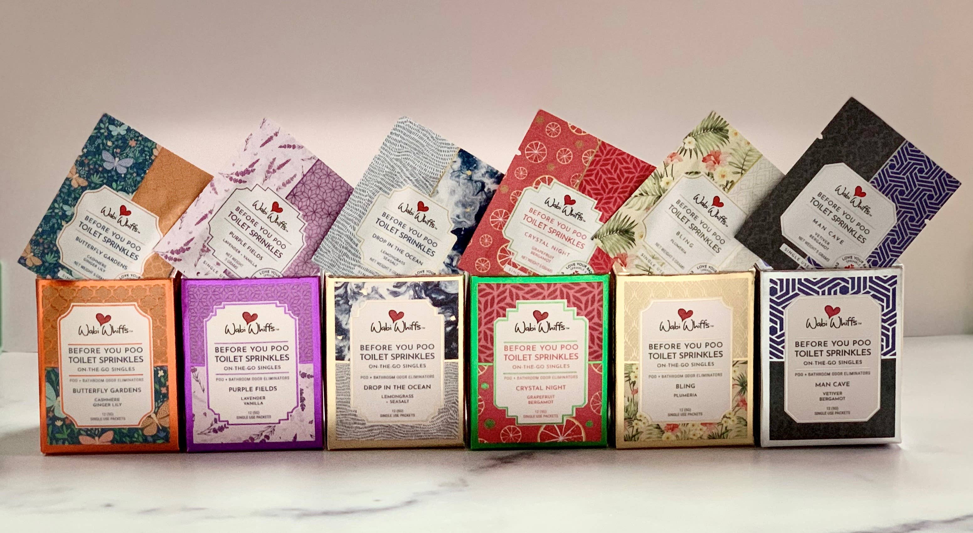 Wabi Whiffs - Vendita all'ingrosso Spray per il bagno - BLING On-the-Go Wc Cospargere Single (Plumeria)1