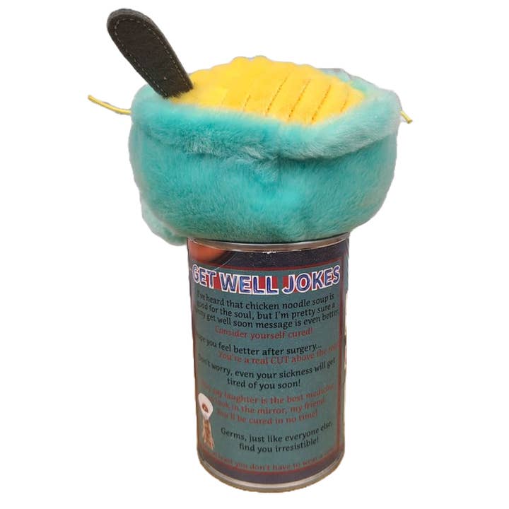 Canned Gifts - Wholesale Stuffed/Plush Toy - Kids & Baby - Canned Soup - Chicken Noodle - Get Well Soon Gift - Plush1