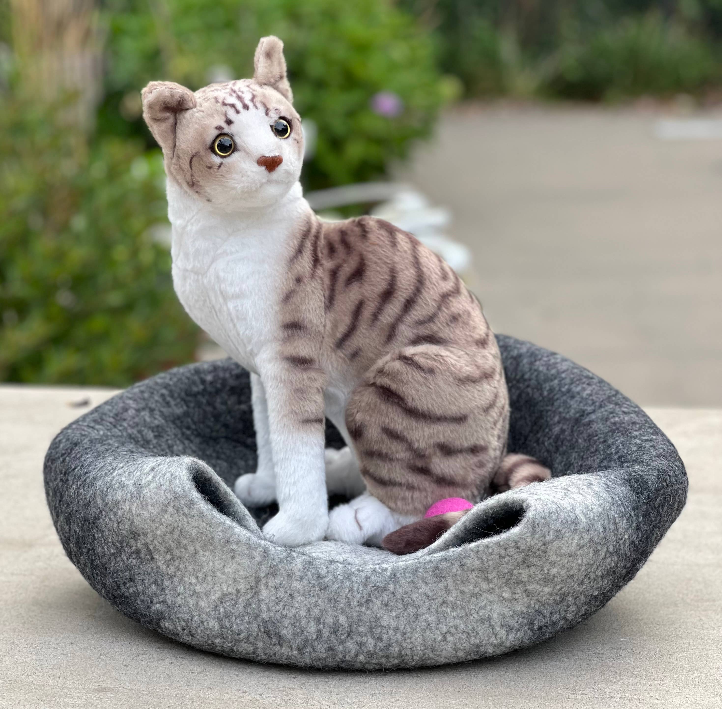 Lungta Imports – casota - Gato e cão por atacado – Caverna para Gatos de Lã Tingida à Mão / Cama e Casa Quente para Gatos33