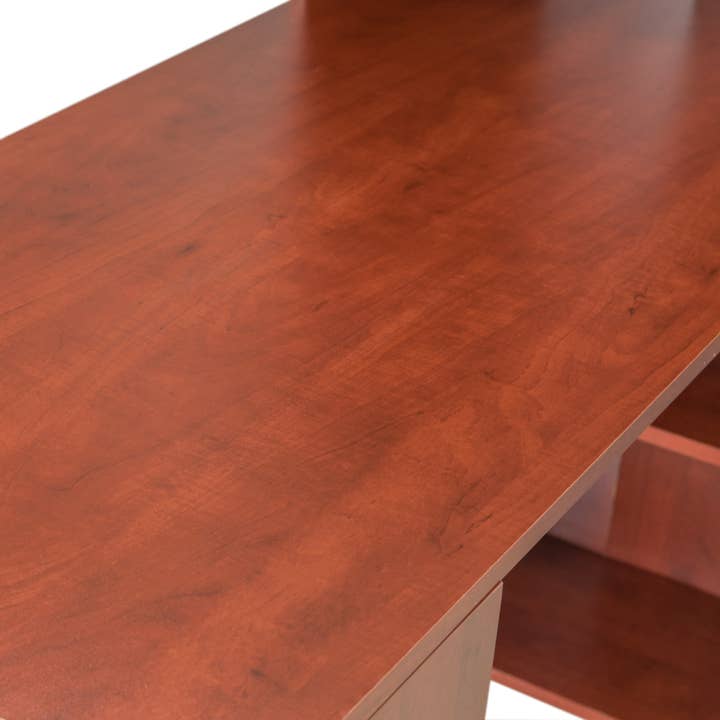 Quickway Imports - Wholesale Bookcase - Computer Writing Workstation Table with Combo Bookshelf Book