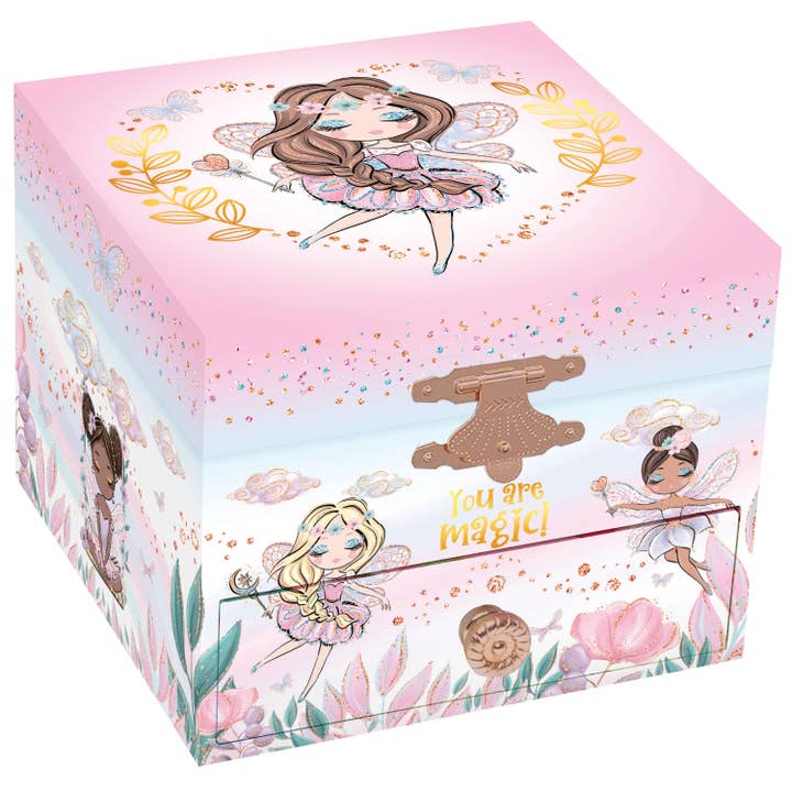 US Toy Company - Wholesale Jewelry Box/Organizer - Kids - Fairy Musical Jb 3-unit case pack