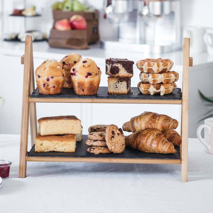 Rechteckiger Schiefer-Ausstellungsständer für den Großhandel von LACOR MENAJE PROFESIONAL S.L.