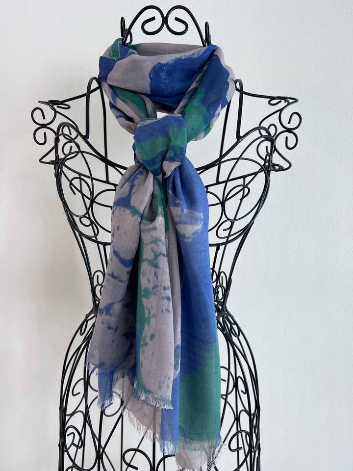 Sciarpa Stola d'Arte in Seta Modal per Tutte le Stagioni - Endure per la vendita all'ingrosso da parte di KayJayStudio