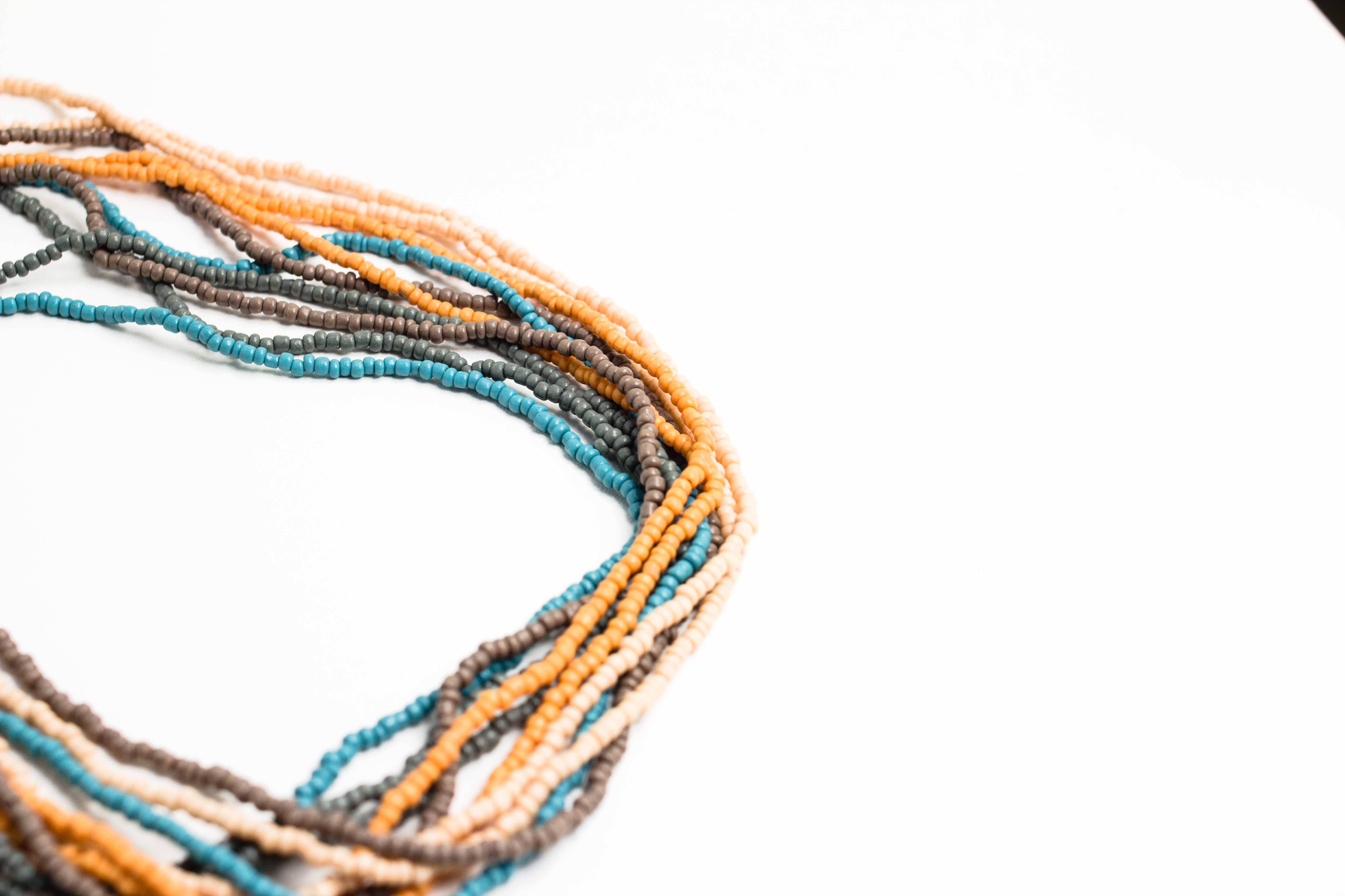 Accessoires by KHB - Vente Collier de perles - Collier long bohème ethnique4