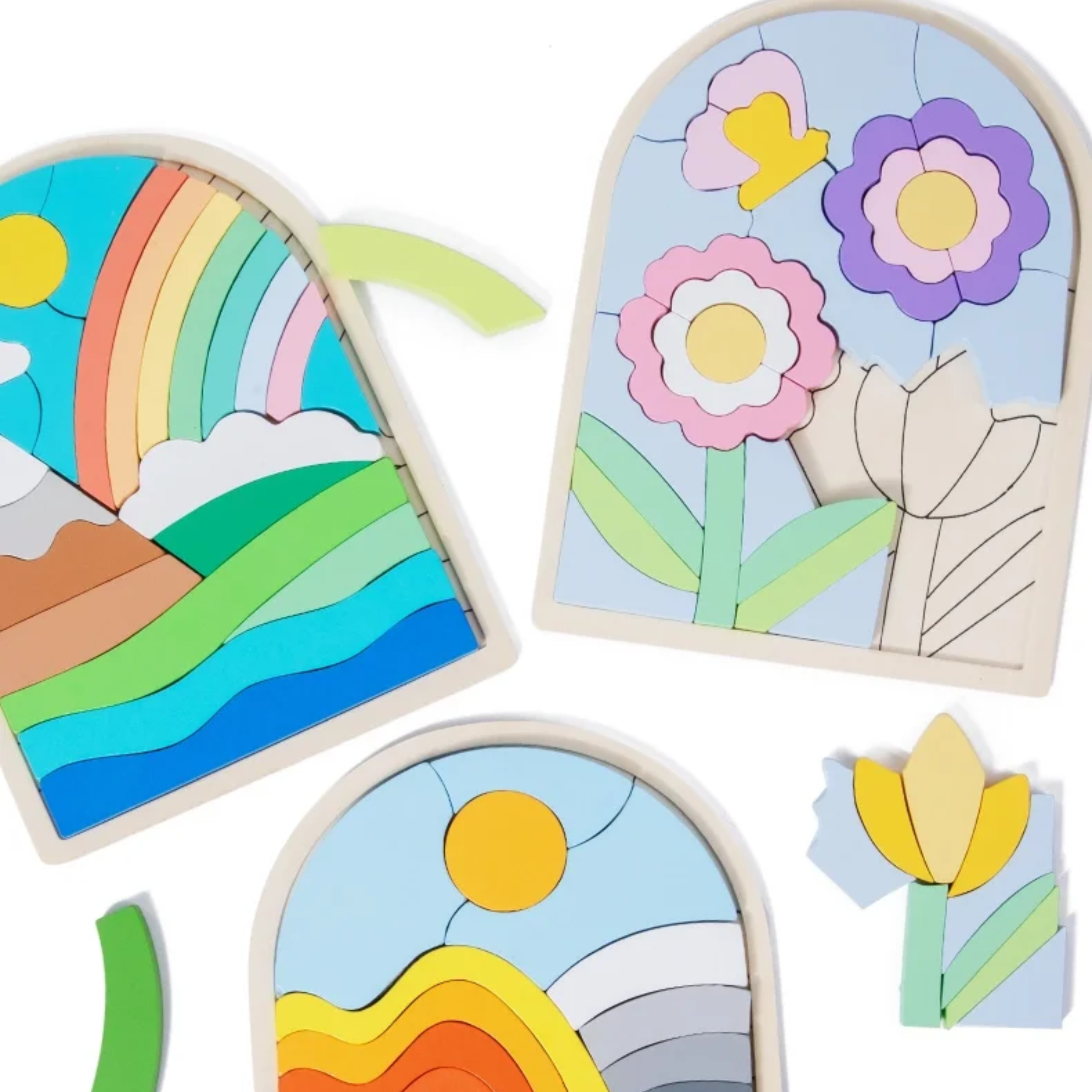 Toyarina - Wholesale Puzzle - Kids - Wooden 3D Puzzle Blocks Montessori Toy for Ages 2-62