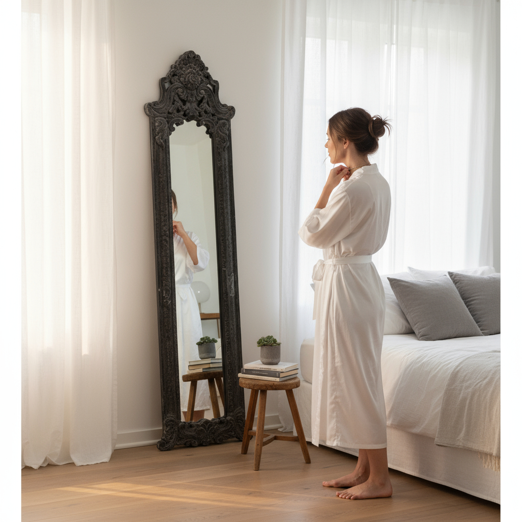 Wilco Home - Wholesale Wall Mirror - Carved Wood Lafayette Wall Mirror3