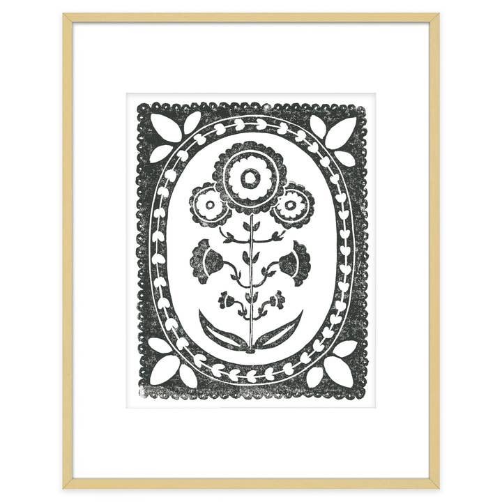 Black and White Daffodil Flower Art Print Botanical Decor for wholesale by The Prints Princess