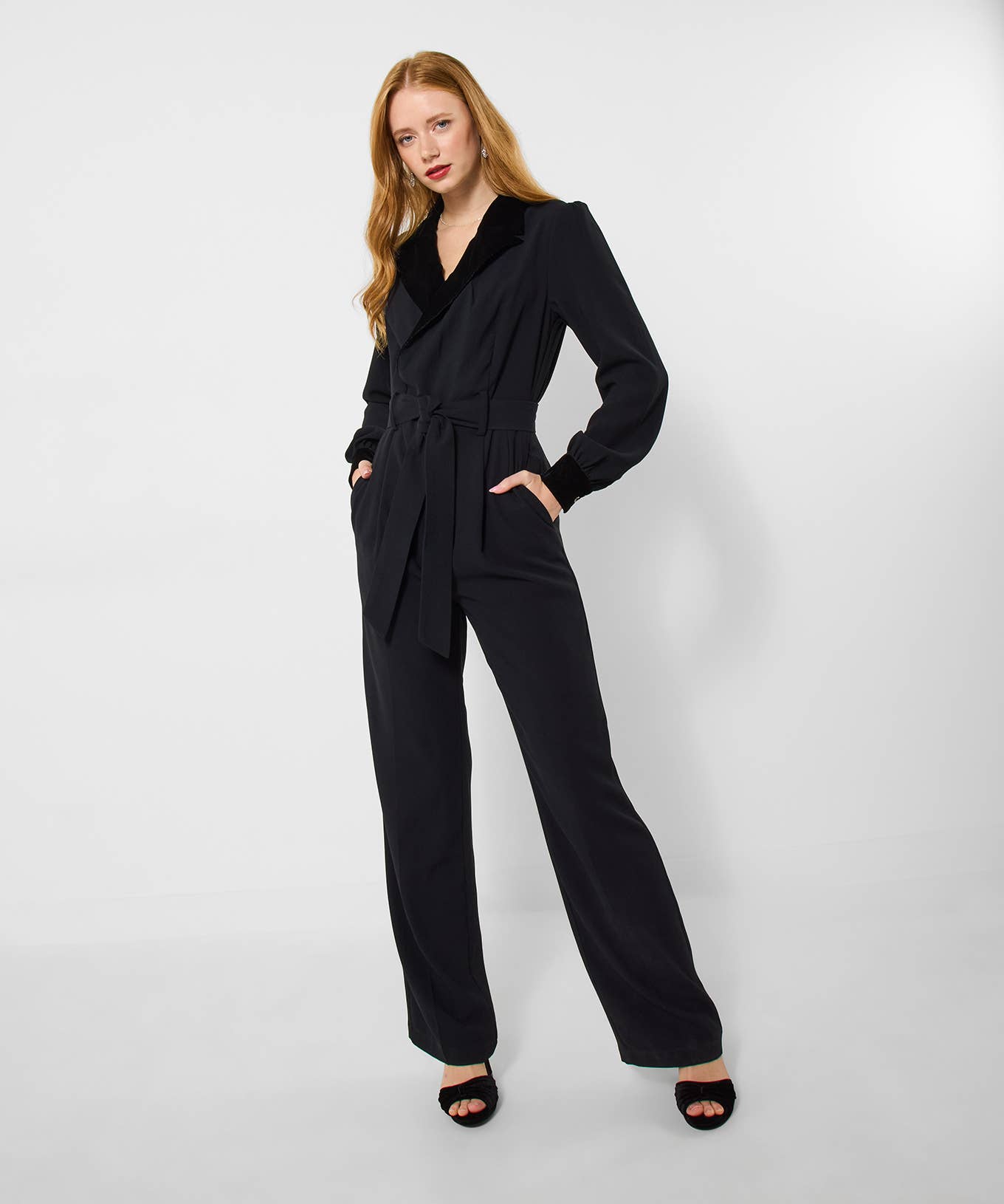Black Tuxedo Jumpsuit for wholesale on Faire5