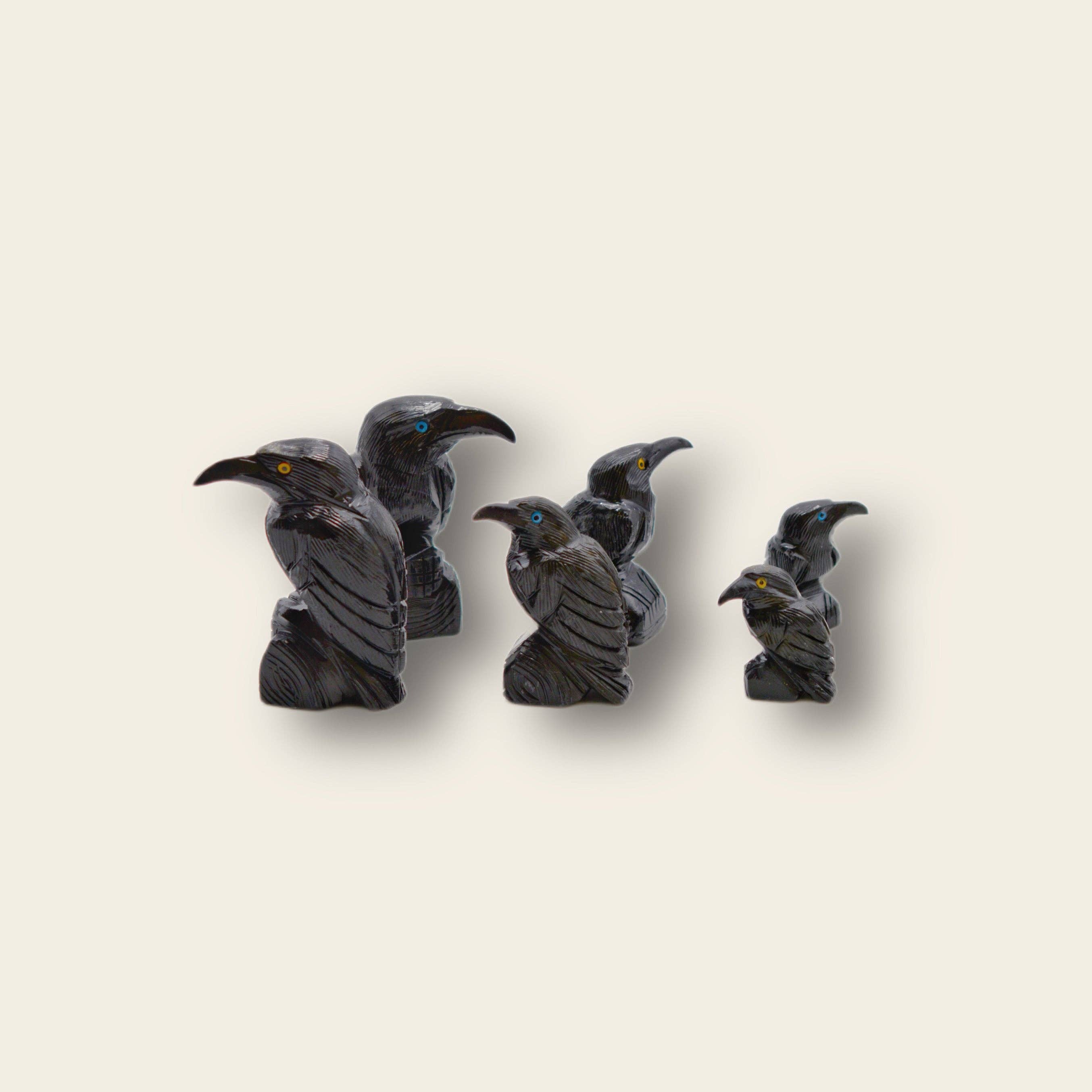 ASCEND - Wholesale Decorative Figurine - Black Onyx Crow