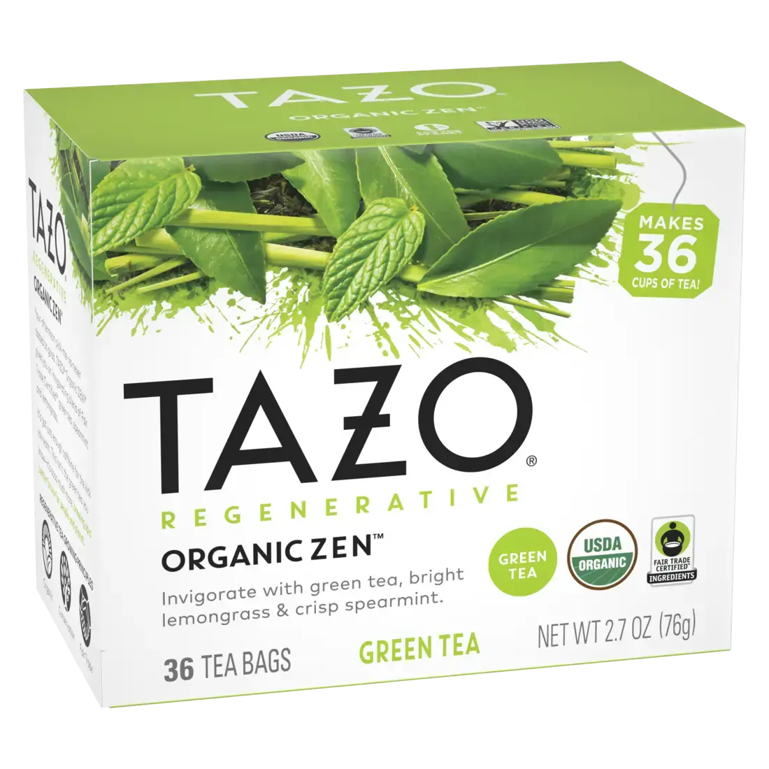 Lipton & TAZO - Wholesale Tea Bags - TAZO Organic Zen (36 ct)1