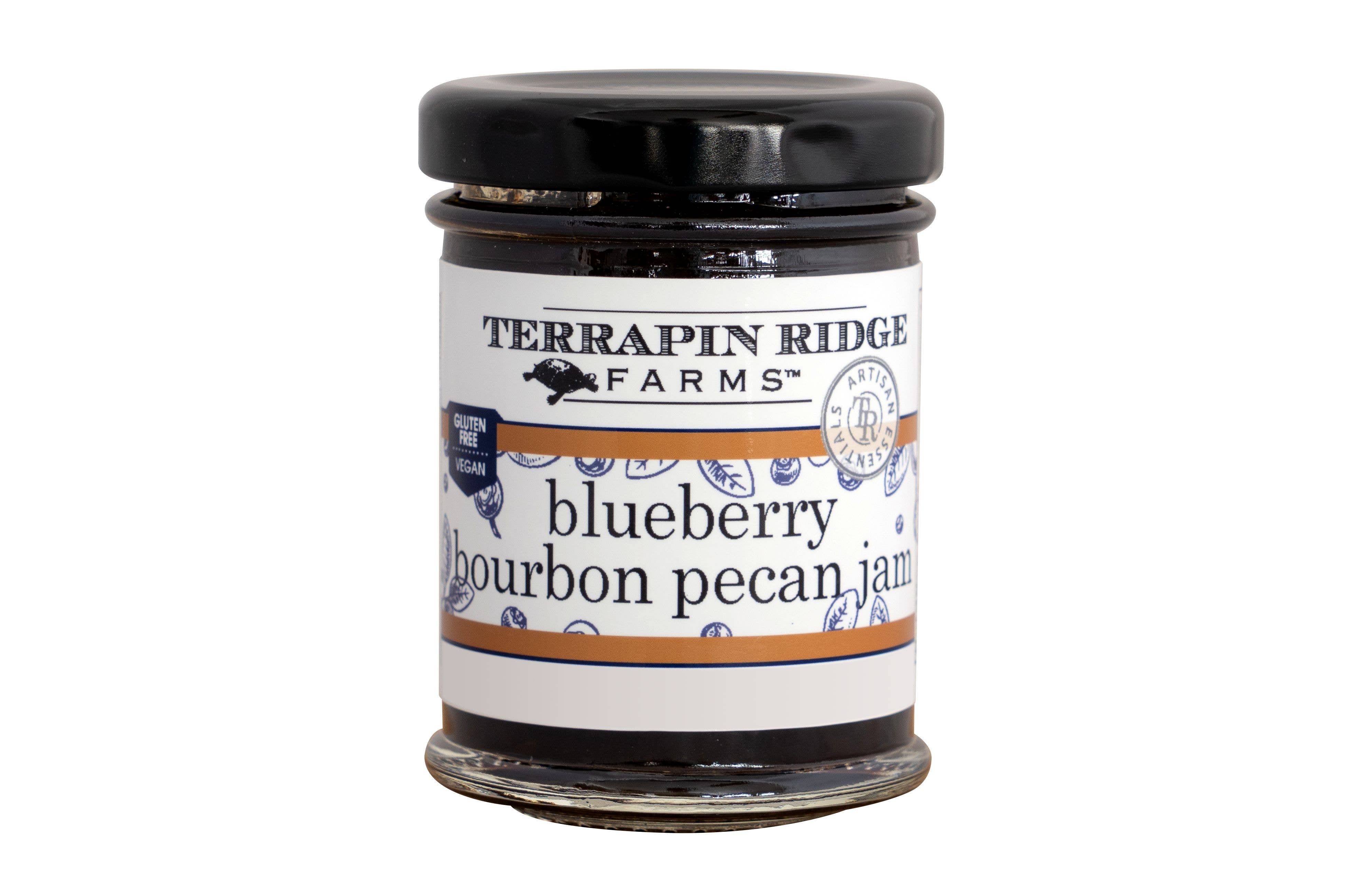 Terrapin Ridge Farms - Wholesale Jam/Jelly - Blueberry Bourbon Pecan Jam - 2 oz.0