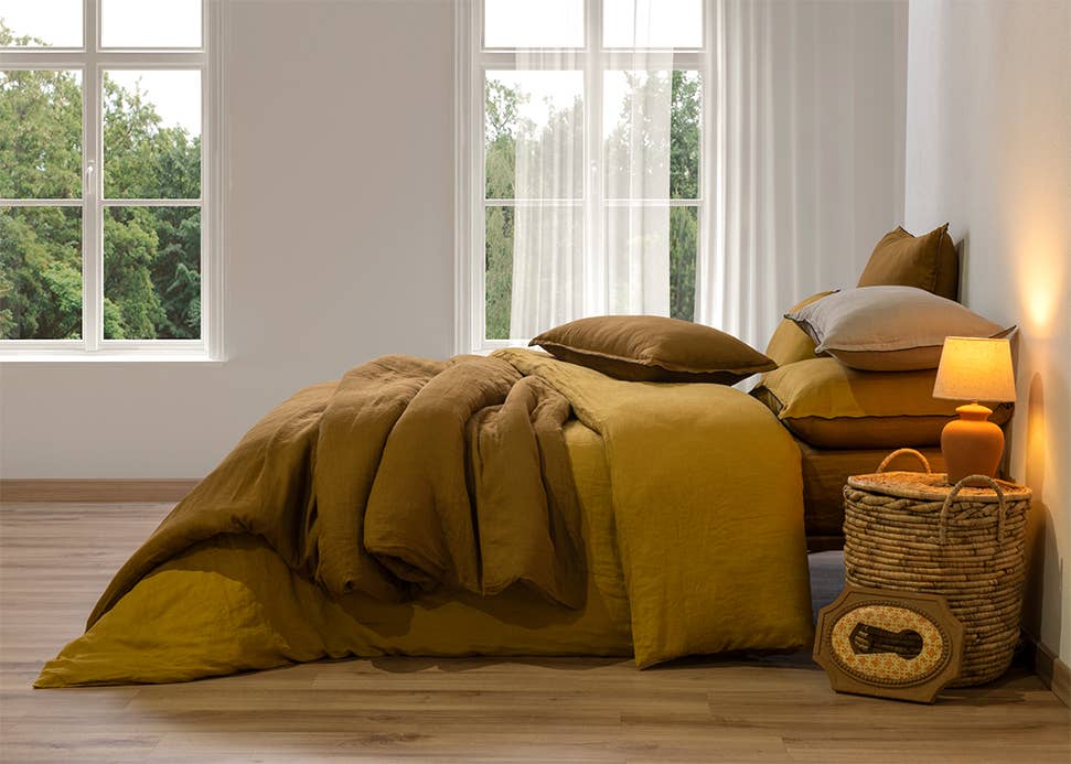 BATON ROUGE - Wholesale Duvet Cover - DUVET COVER 260X240CM 100% WASHED LINEN1