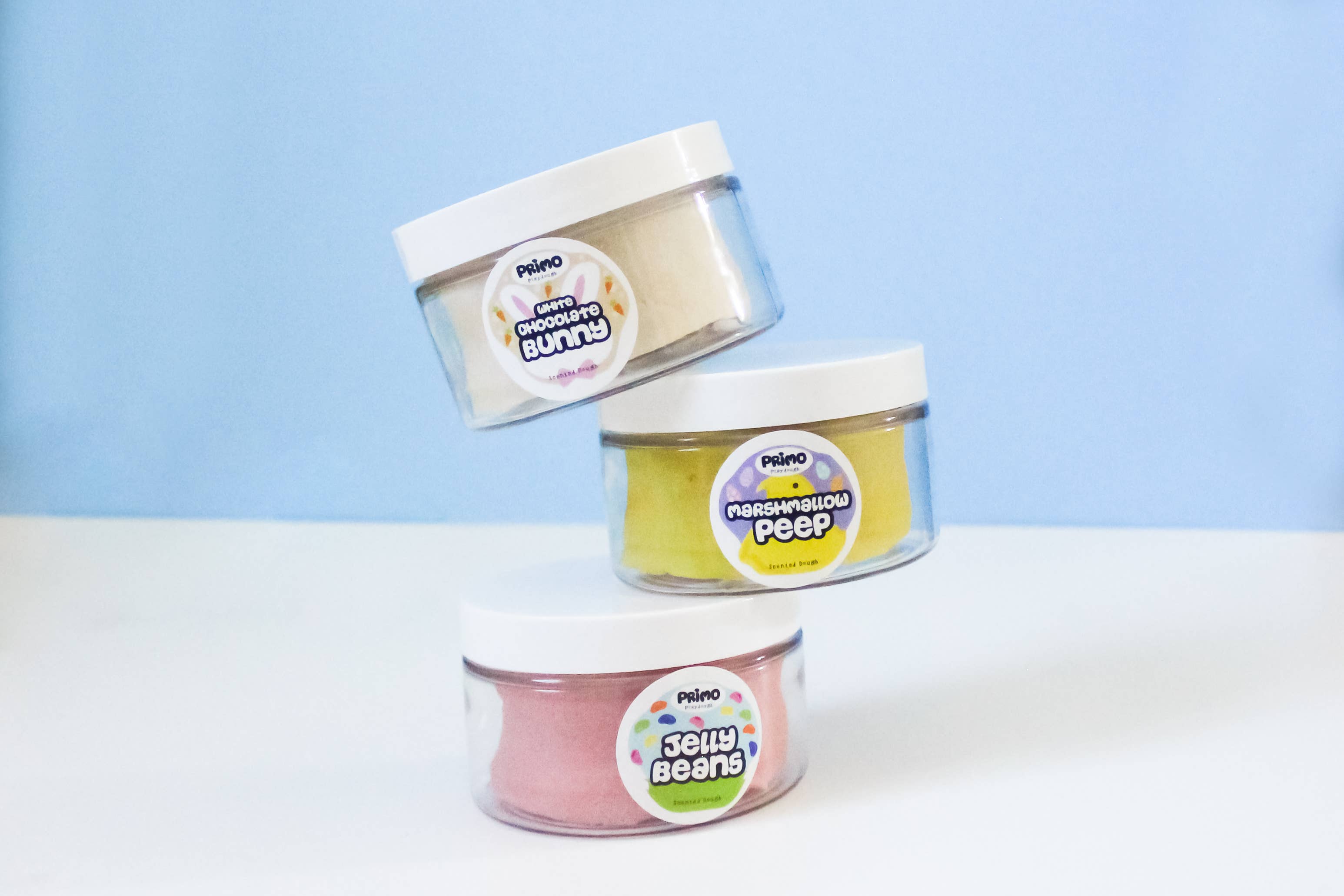 Primo Playdough – Plasticina - Crianças por atacado – Pacote de 3 de Páscoa de Playdough Perfumado (5 onças)3