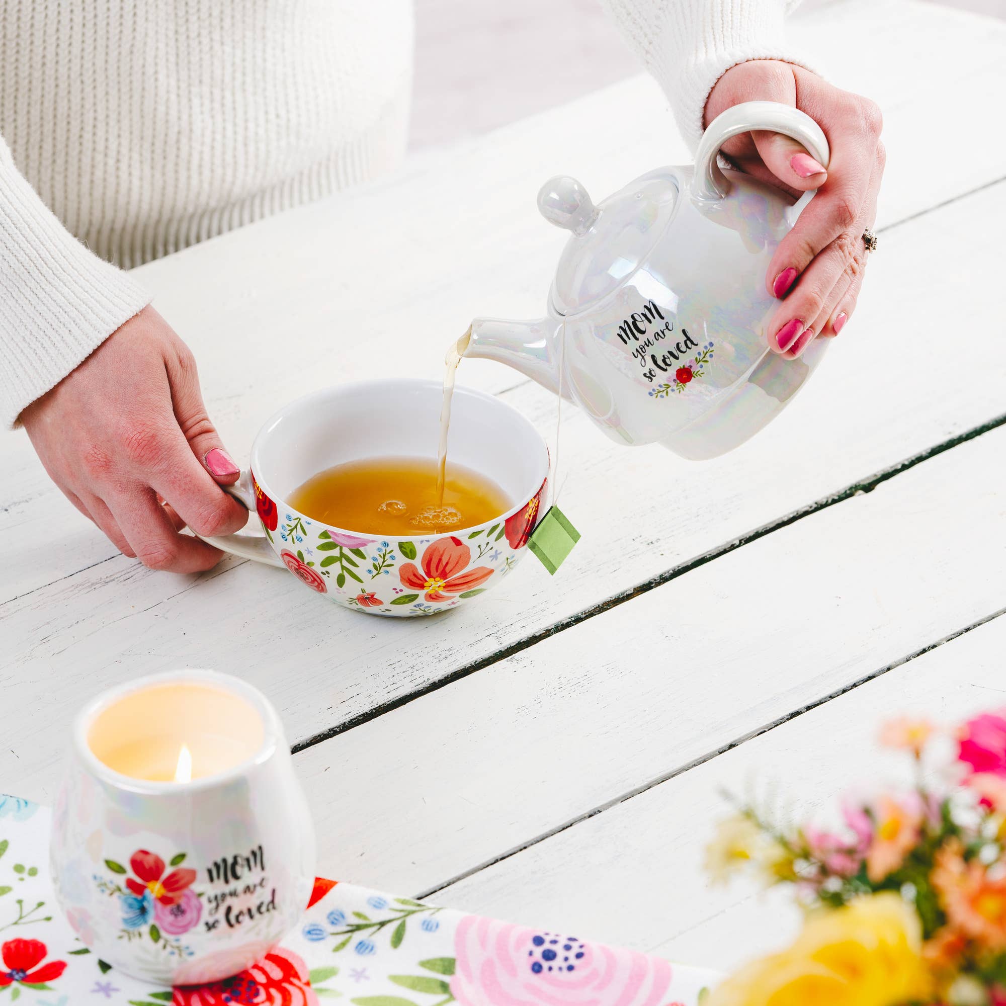 Pavilion - Vendita all'ingrosso Servizi da tè - Mamma - Tè per uno
(Teiera da 14,5 once e tazza da 10 once)1