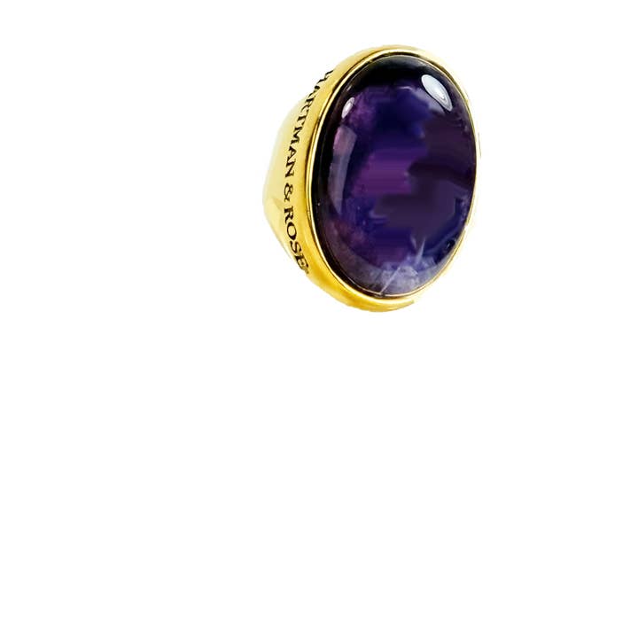 Anello in Ametista e Oro per la vendita all'ingrosso da parte di Hartman & Rose