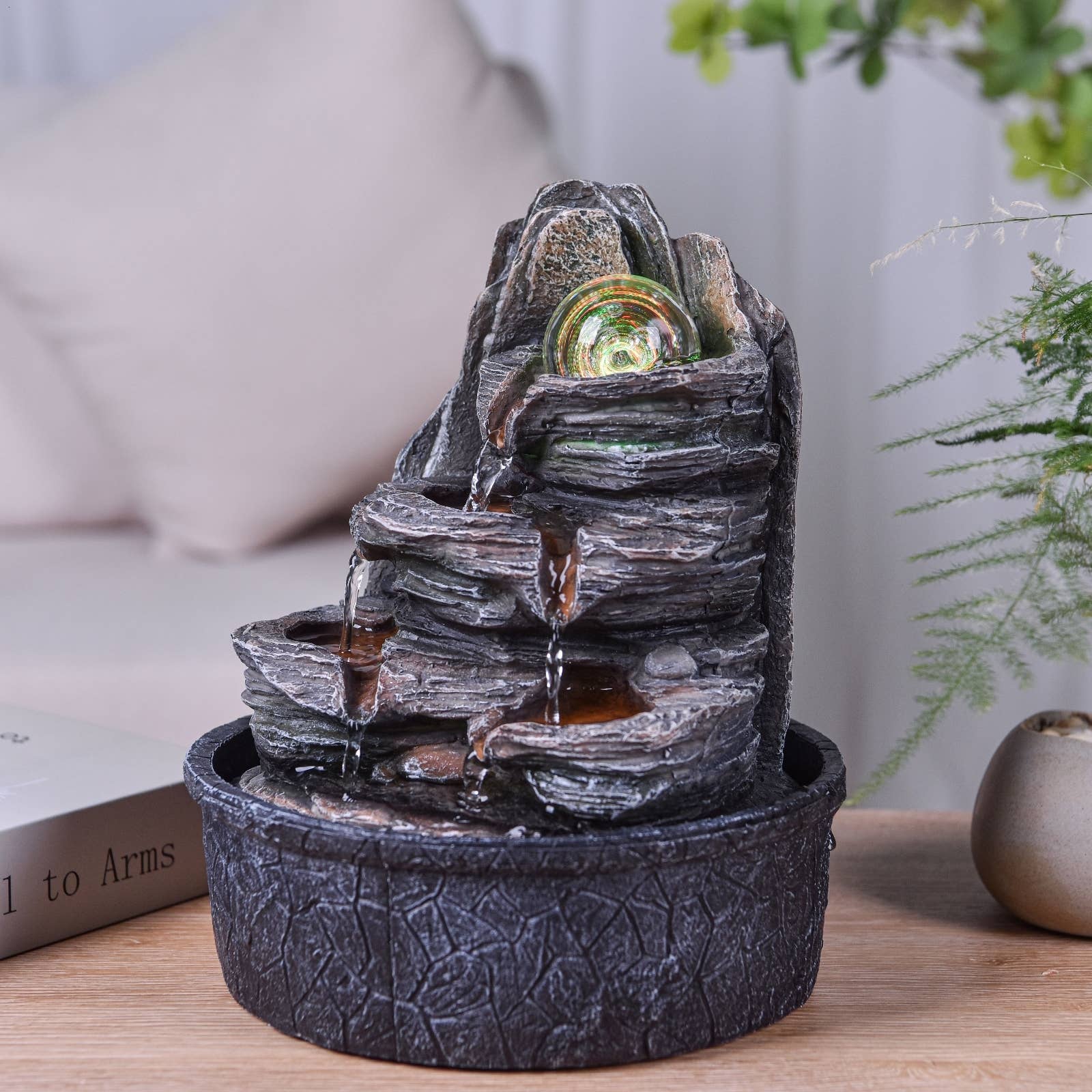 Zen'Arôme – wholesale Mantle scarf – Luberon Indoor Fountain - Zen Cascade Style Rock Effect8