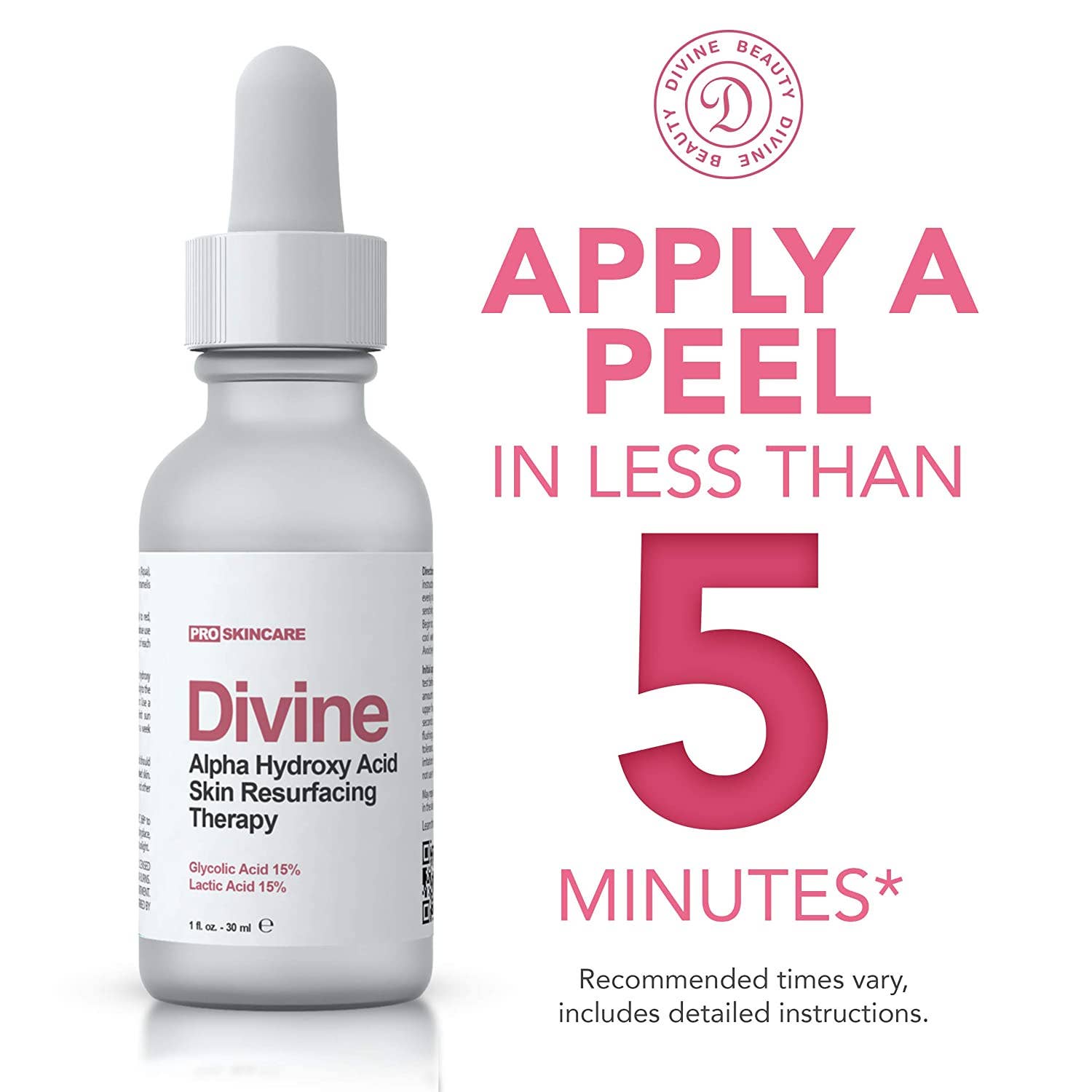 Divine Derriere - Wholesale Facial Peel - DIVINE DERRIERE GLYCOLIC LACTIC 30 AT-HOME FACIAL12