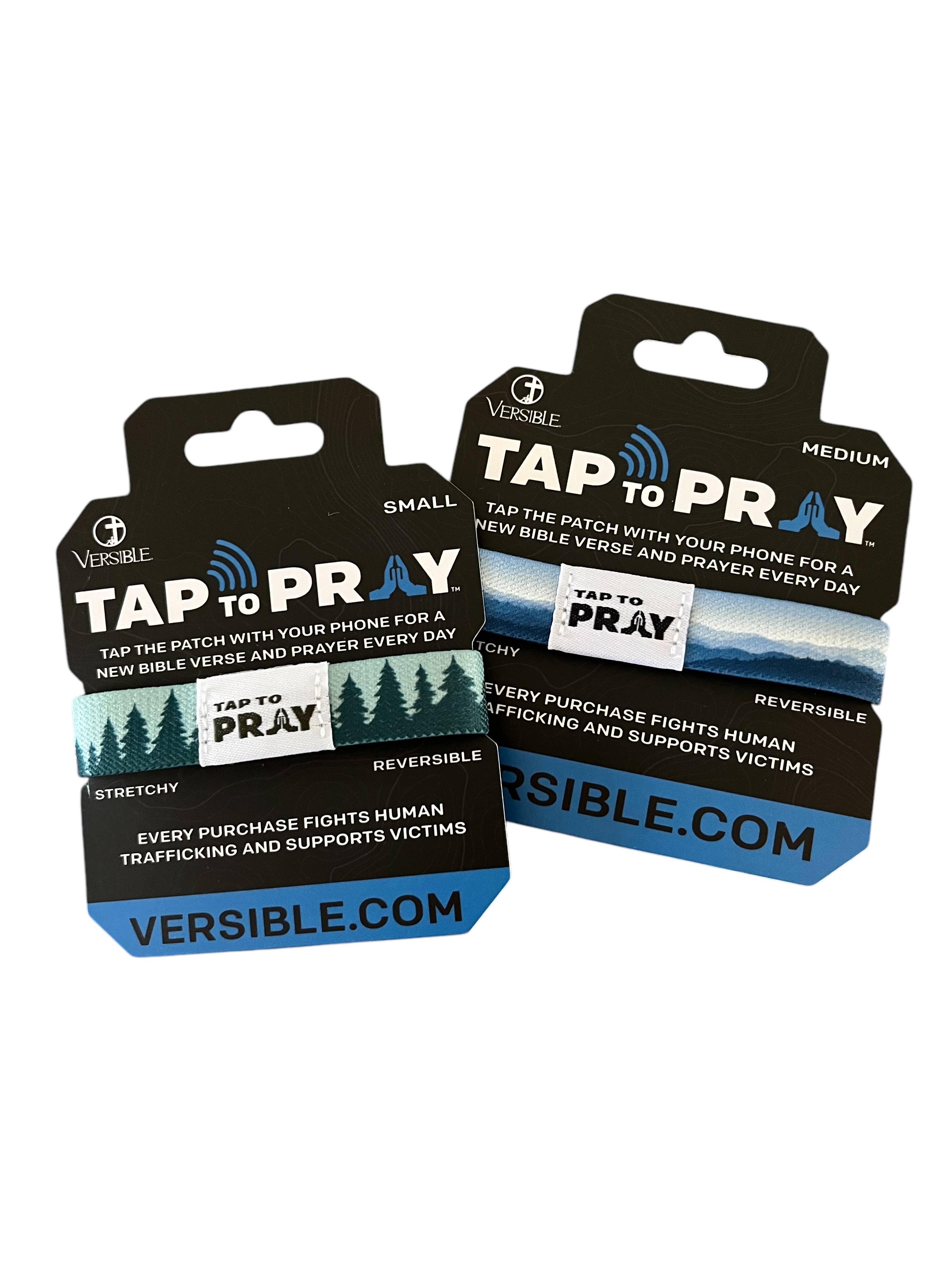 Versible - Wholesale Wristband - Tap To Pray™ Wristbands - Mountains & Forests6