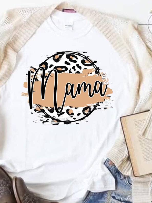 Cheetah Mama T-shirt voor wholesale door Creative Queen Boutique