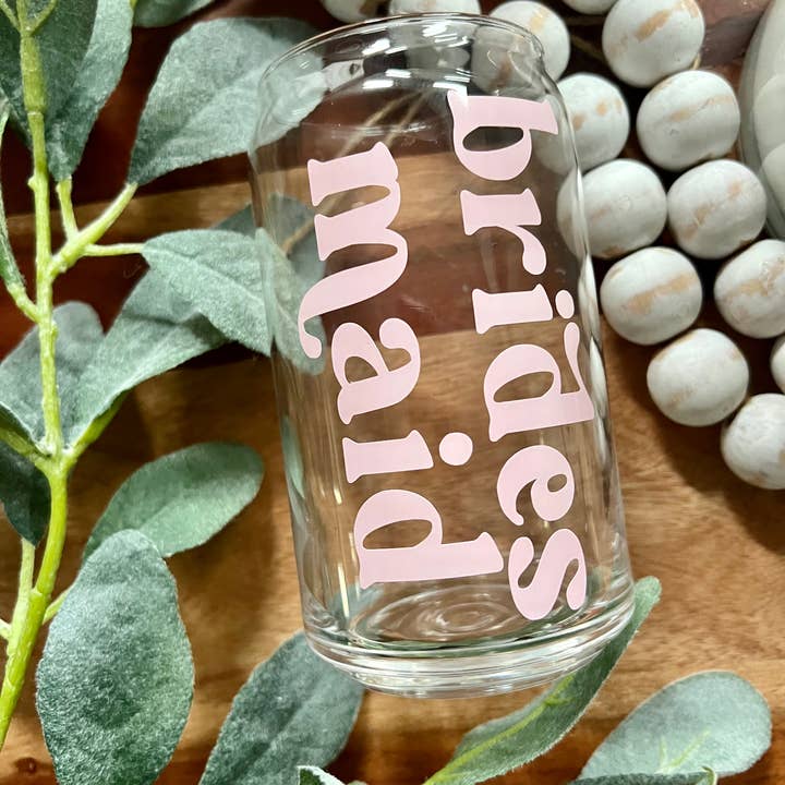 Boho Sips – wholesale Drinking glass/cup – Wedding Can Glass, Wife, Bride, Bridesmaids, Bachelorette6