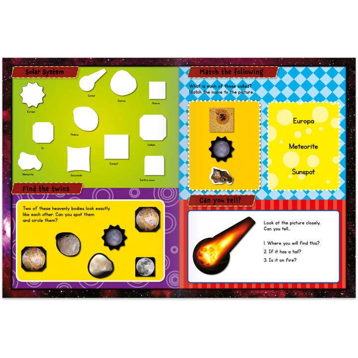 Robert Frederick Ltd - Wholesale Sticker – Child & baby - My Book Of 100 Stickers - Space1