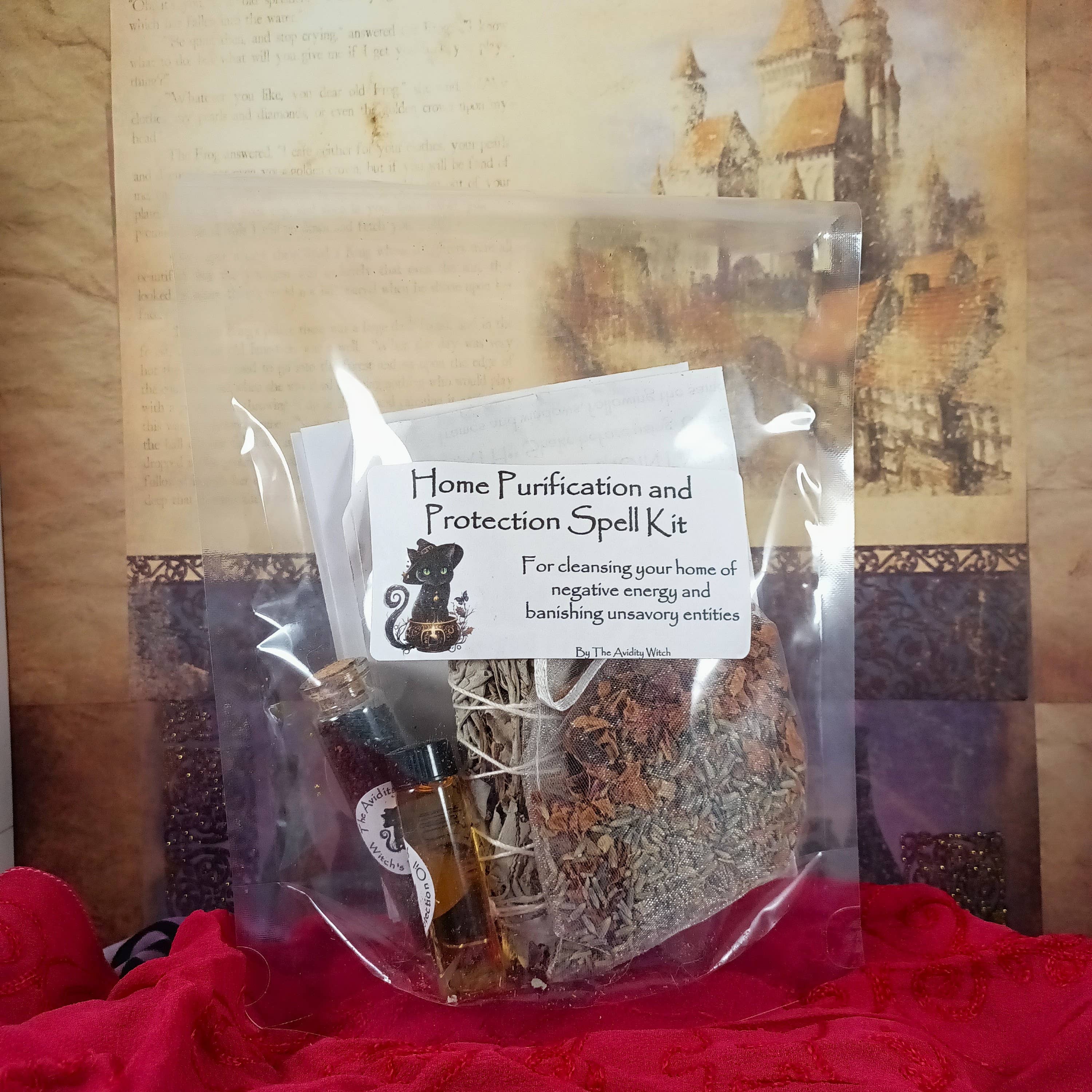 The Avidity Witch - Wholesale Meditation Supplies - Home Purification and Protection Spell Kit