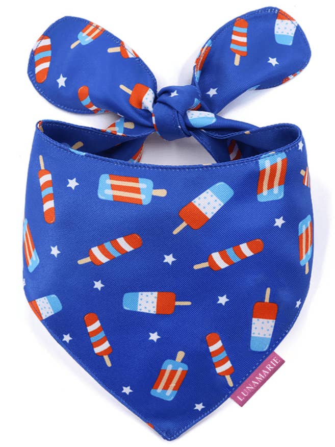American Pup-sicle Bandana for wholesale by LunaMarie