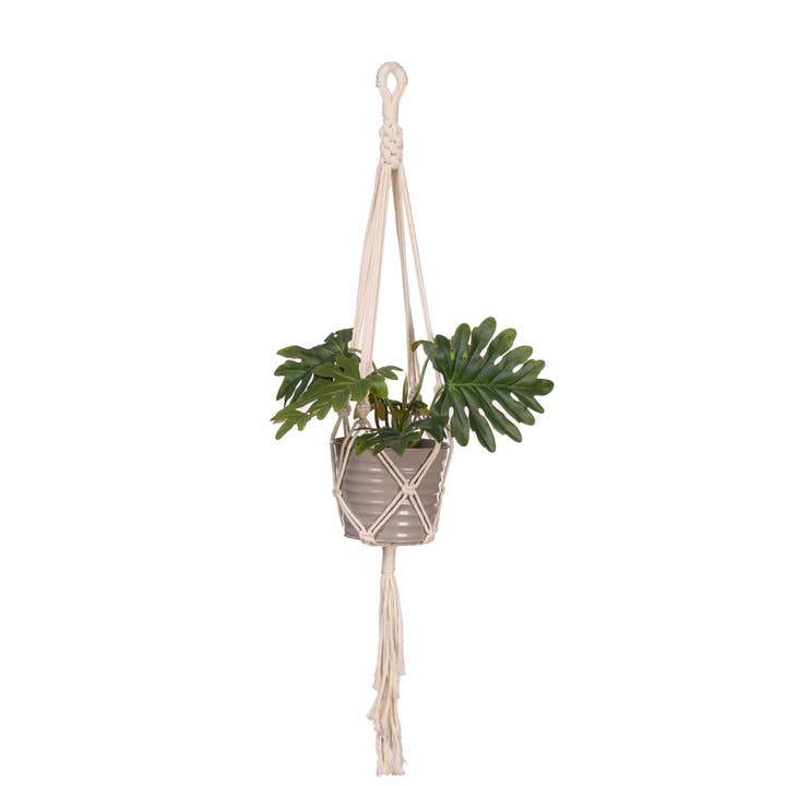 Macrame plante bøjle SUNNIVA for engroshandel hos QNODI